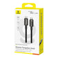 Baseus kaabel USB Tungsten Gold USB-C kuni USB-C 100W 1,5m (must)