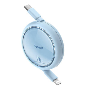 USB-kabel Baseus Free2Pull USB-C till iP 20W 1m (blå)