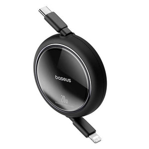 USB-kabel Baseus Free2Pull USB-C till iP 20W 1m (svart)