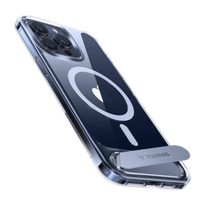 Torras UPRO Pstand dėklas iPhone 15 Pro Max (skaidrus)