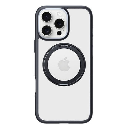 Torras Ostand R Fusion dėklas iPhone 16 Pro Max (Juodas)