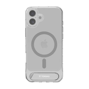 Torras Pstand serijos dėklas iPhone 16 (skaidrus)