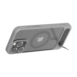 Torras Pstand serijos dėklas iPhone 16 Pro Max (pilkas)