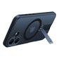 Torras Pstand Spin Hülle für iPhone 16 (Schwarz)