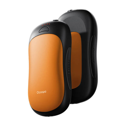 Ocoopa UT3 Pro 2x5000 mAh Handwärmer mit Powerbank-Funktion, USB-C, orange/schwarz