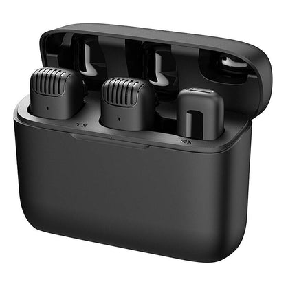 Mikrofon med opladningsetui Apexel APL-MIC014 lightning, 2 stk