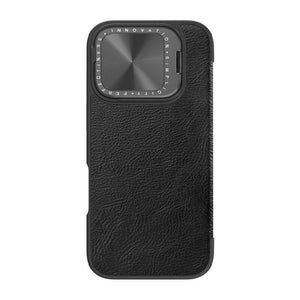 Etui Nillkin Qin Prop Leather iPhone 16 (czarny)