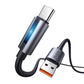 Mcdodo CA-5180 USB-A uz USB-C kabelis, 1.2m (melns)