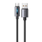 Mcdodo CA-5180 USB-A uz USB-C kabelis, 1.2m (melns)