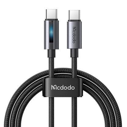 Mcdodo CA-5740 USB-C uz USB-C kabelis, 100W 1.2m (melns)