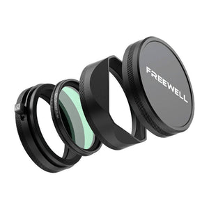 Freewell FujiX100 filtru komplekts ar objektīva saulessargu (melns)