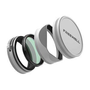 Freewell FujiX100 filtru komplekts ar objektīva saulessargu (sudraba)