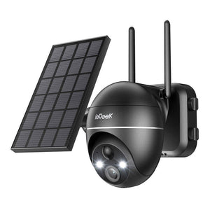 Juhtmevaba 5MP WiFi väliskaamera ieGeek ZS-GX4S must päikesepaneeliga