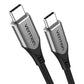 Vention TAAHG USB-C till USB-C 60W-kabel 1,5 m (grå)