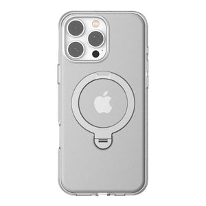 Torras Ostand Spin serijos dėklas iPhone 16 Pro (skaidrus)