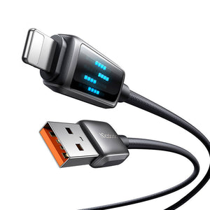 Mcdodo CA-5250 USB-A uz Lightning kabeli, LED displejs, 1.2m