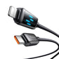 Mcdodo CA-2630 USB-C uz Lightning kabeli, 36W, LED displejs, 1.2m