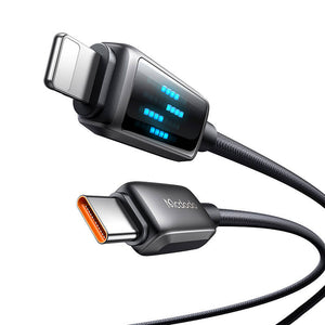 Mcdodo CA-2630 USB-C uz Lightning kabeli, 36W, LED displejs, 1.2m