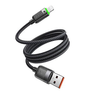 Mcdodo CA-6000 USB-A uz Lightning kabeli, 3A, pašvītņojošs