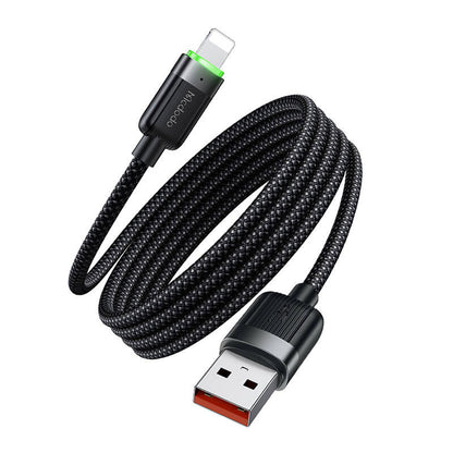 Mcdodo CA-6000 USB-A uz Lightning kabeli, 3A, pašvītņojošs