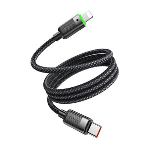 Mcdodo CA-2010 USB-C uz Lightning kabeli, 36W, pašvītņojošs