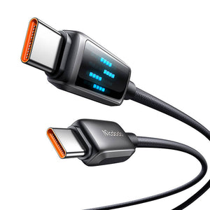 Mcdodo CA-4250 USB-C uz USB-C kabelis, 100W, LED displejs, 1.2m