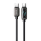 Mcdodo CA-4250 USB-C uz USB-C kabelis, 100W, LED displejs, 1.2m