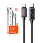 Mcdodo CA-4250 USB-C uz USB-C kabelis, 100W, LED displejs, 1.2m