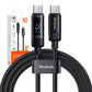 Mcdodo CA-5780 USB-C uz USB-C 60W datu kabelis 1,2m (melns)