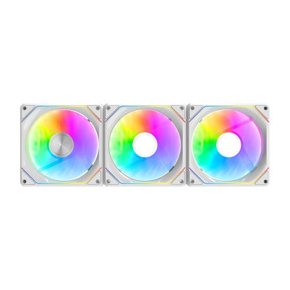 Darkflash Gauss G24 3-in-1 datora ventilatori (balts)
