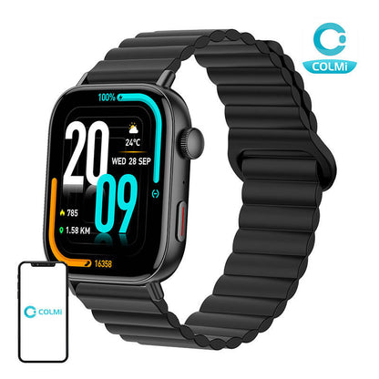 Colmi C8 Max smartwatch med magnetisk rem (sort)