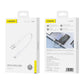 USB-A - USB-C kabel Foneng X107 3A, 0,25 m (hvid)