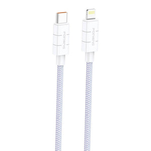 Cable USB-C do Lightning Foneng XS02 PD27W, 1.2m (fioletowy)
