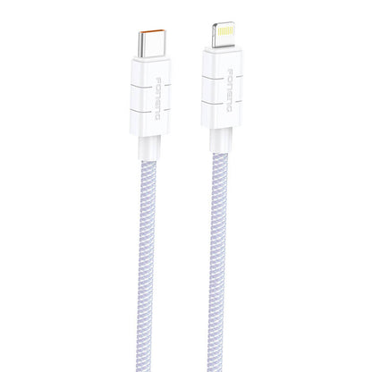 Cable USB-C do Lightning Foneng XS02 PD27W, 1.2m (fioletowy)