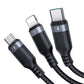 Multi-function USB to USB-C 2x Lightning Micro Joyroom Cable S-A18