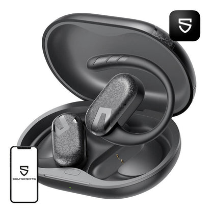 TWS Soundpeats Breezy kõrvaklapid (mustad)