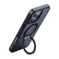 McDodo PC-4933 MagSafe maciņš iPhone 16 Pro Max ar statīvu (melns)