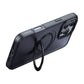 McDodo PC-4933 MagSafe maciņš iPhone 16 Pro Max ar statīvu (melns)