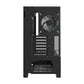 Darkflash DY450 PRO datora korpuss (melns) + 1 ventilators