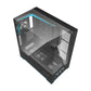 Darkflash DY450 PRO datora korpuss (melns) + 1 ventilators