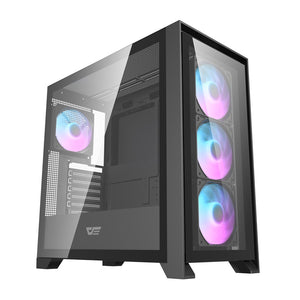 Darkflash DRX90 glass computer case (black)