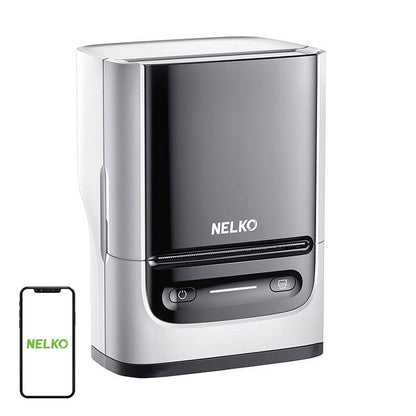 Nelko PM220 termisk etiketprinter (hvid)