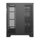 Darkflash DY451L PRO tietokoneen kotelo (musta) + 1 tuuletin