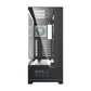 Darkflash DY451L PRO tietokoneen kotelo (musta) + 1 tuuletin
