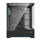 Darkflash DY451L PRO tietokoneen kotelo (musta) + 1 tuuletin