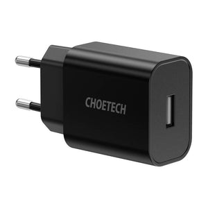 Choetech Q5002 12W USB-A strāvas lādētājs (melns)