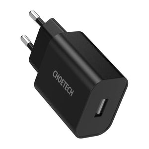 Choetech Q5002 12W USB-A strāvas lādētājs (melns)