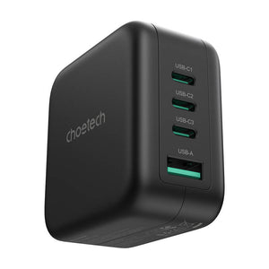 Choetech PD6055 70W GaN tīkla lādētājs ar ASV, ES, Lielbritānijas, Austrālijas adapteriem