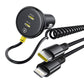 60W Baseus USB-C car charger + Lightning cable (Black)