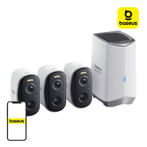 N1 Baseus 2K outdoor camera set of 3 (white)